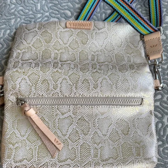 Consuela Beige and Multicolor Crossbody Bag - Picture 4 of 4